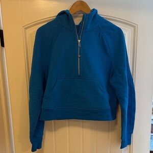 Blue Scuba Half-Zip Sweater